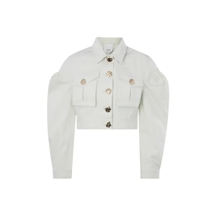 ACLER Denim Jackets Women's Light Green-0