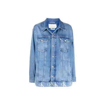 Calvin Klein Denim Jackets Women's Blue