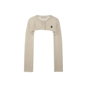 Rest&Recreation SHORT BOLERO CARDIGAN Cropped Coats Women's BEIGE/Beige
