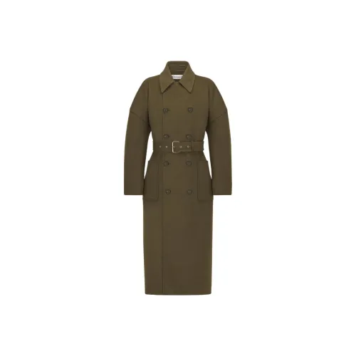 DIOR Coats Women's Khaki
