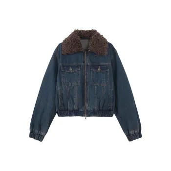 UNIFREE Denim Jacket Women's Vintage Blue