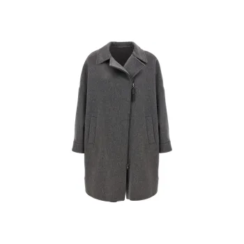Brunello Cucinelli Zipped Long Coat