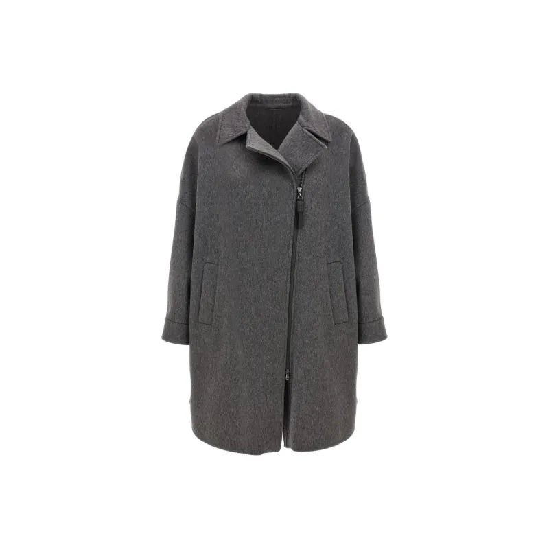 Brunello Cucinelli Zipped Long Coat-0