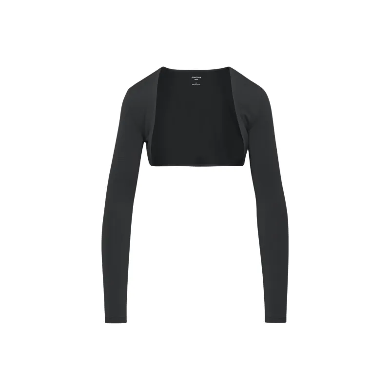 ARITZIA Contour Shrug Cropped Coats Women's Black-0