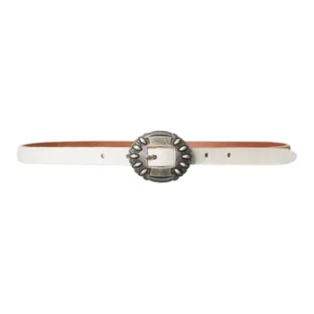 Polo Ralph Lauren Leather Belts Women's White 