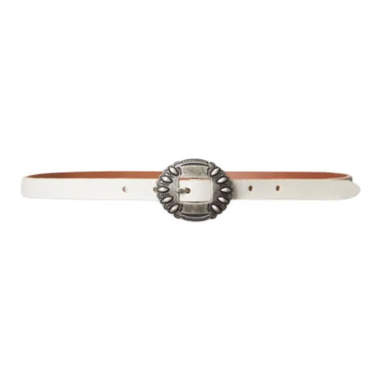 Polo Ralph Lauren Leather Belts Women's White -0