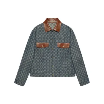GUCCI Denim Jacket Women's Blue