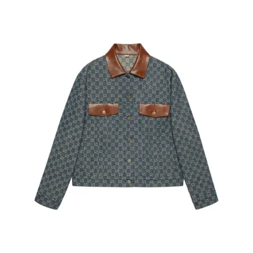 GUCCI Denim Jacket Women's Blue