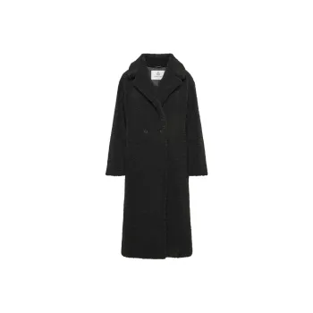 ARITZIA FW24 Babaton Teddy Coat Coats Women's BLACK/Black