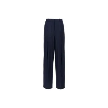 THEORY High Waist Pleated Pants