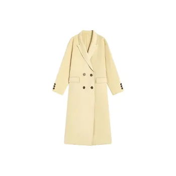 Famanxuan Coat Women's Bern Morning Light Yellow