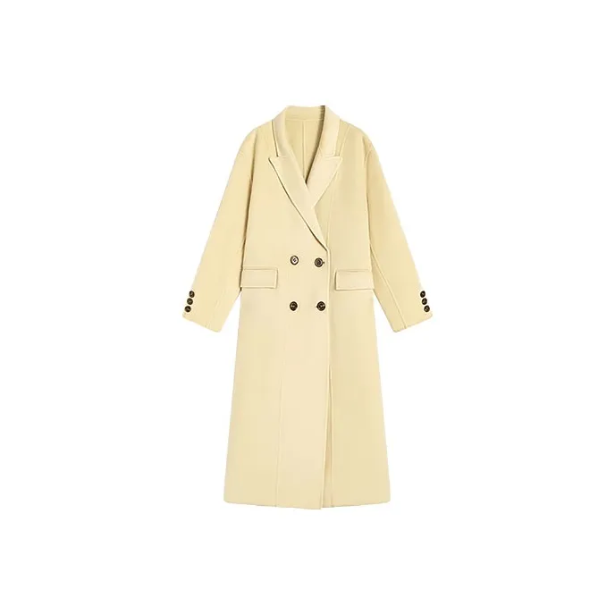 Famanxuan Coat Women's Bern Morning Light Yellow-0