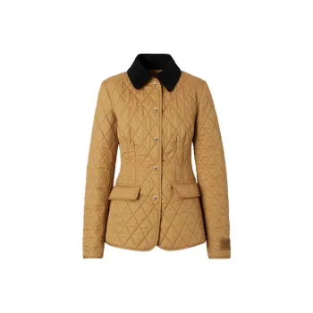 Burberry Puffer Jacket Women's Camel