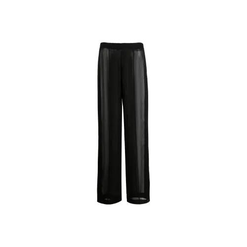 SAINT LAURENT Silk Straight leg Trousers