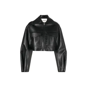 NANUSHKA Cropped Coats Women's Black