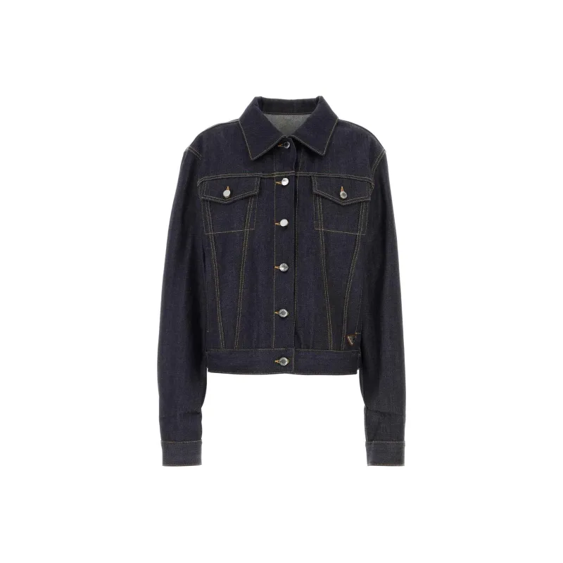 PRADA Button Up Denim Jacket-0