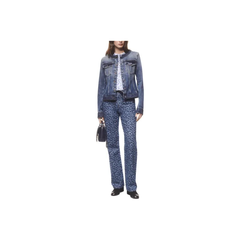 CHANEL FW24 Denim Jacket Women's Blue-0