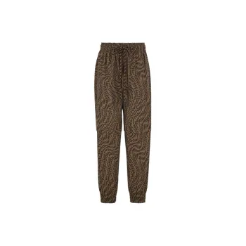 FENDI Knitted Sweatpants Women's Brown