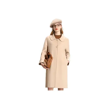 FENHONGMALI Coats Women's Tribute Rice