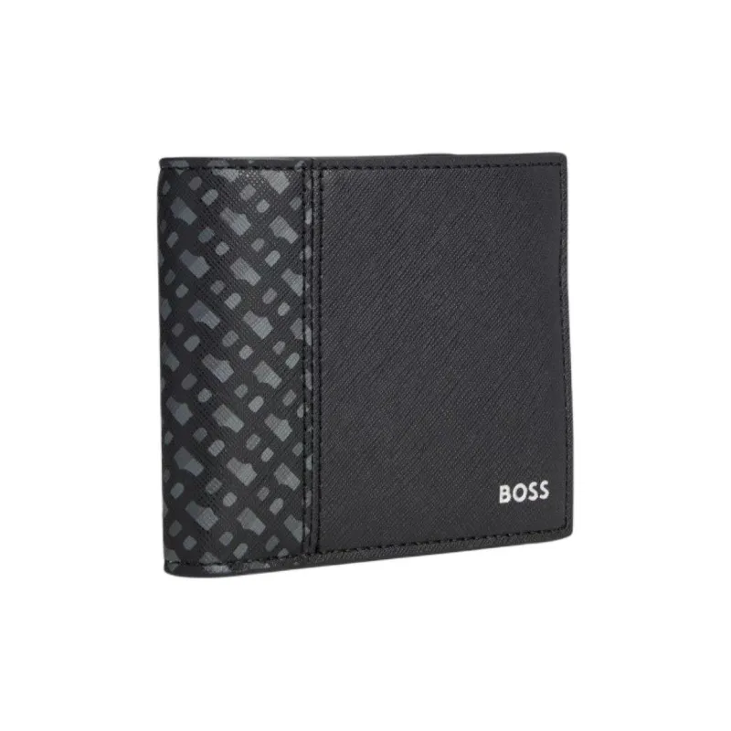 BOSS Leather Wallet Men's Black-0