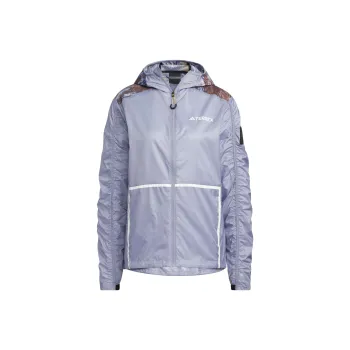 Adidas National Geographic Co branded Section Sun Protection Clothing Women's Silver Gray Violet