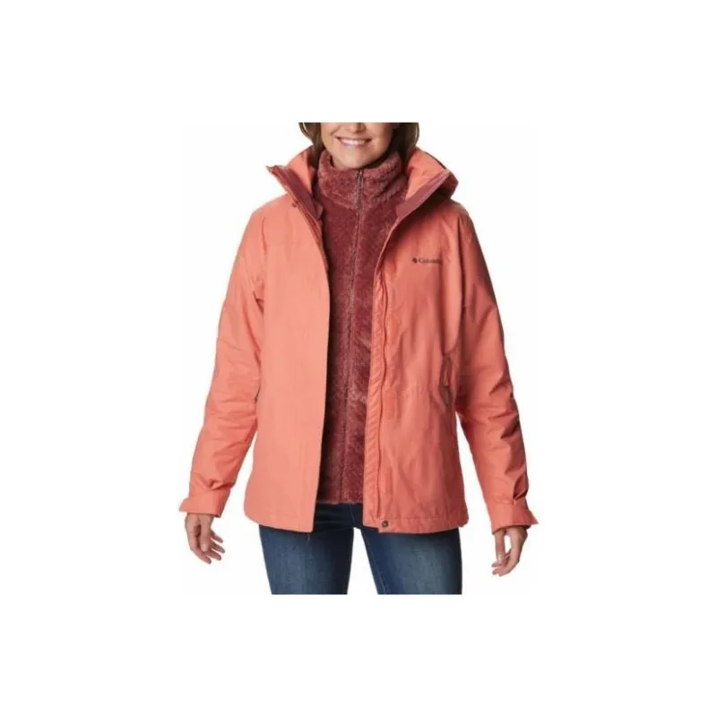 Columbia Windbreaker Jackets Women's Coral-0
