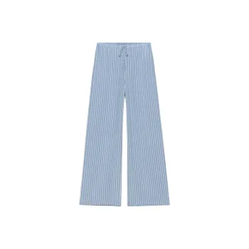 ARITZIA Babaton Claro Silk Pant Casual Pants Women's Cornflower Blue White