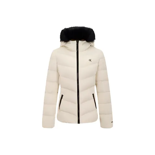 CALVIN KLEIN Puffer Jacket Women's Apricot