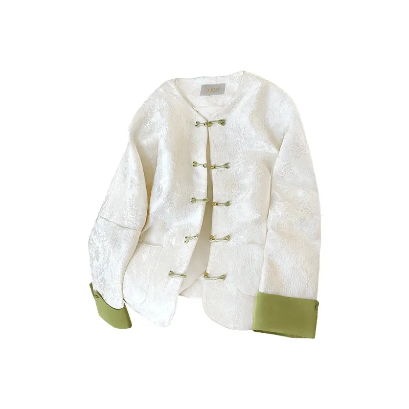 Cypress House Cropped Coat Women's Pearl White-0
