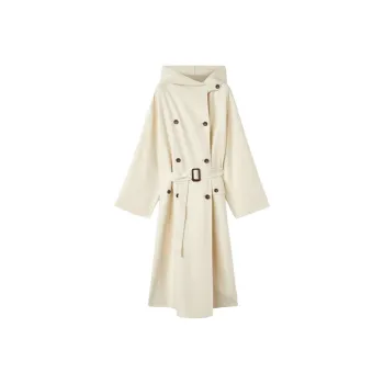 Loro Piana Brivel Coat Coats Women's White