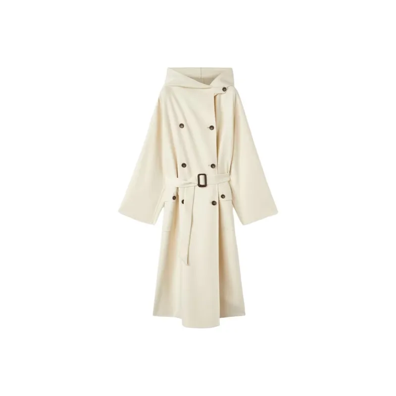 Loro Piana Brivel Coat Coats Women's White-0