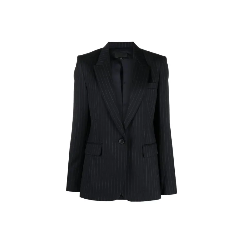 NILI LOTAN Business Suits Coats Women's Navy-0