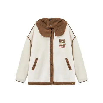 B.Duck Velvet feel Coat Women's Beige