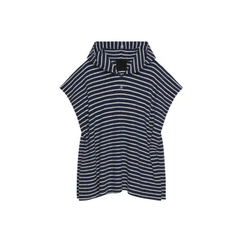 Givenchy Striped Towelling Poncho