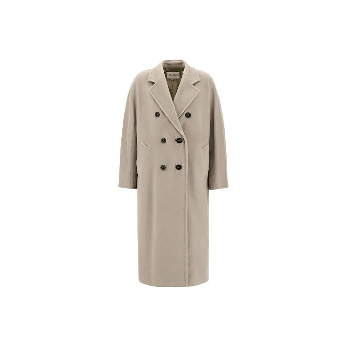 MaxMara 101801 Series Velvet Jackets Women's Beige-0