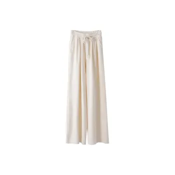 YUMOMO STAR Casual Pants Women's Cream White