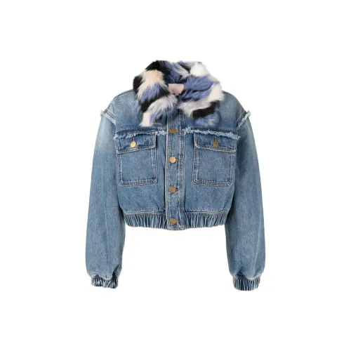 A BATHING APE Cropped Coats Women's Blue