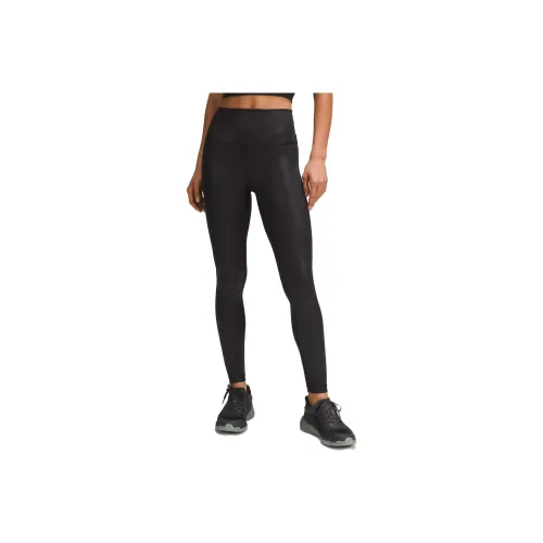 Lululemon Wunder Train High-Rise Tight 28' Foil Casual Pants Women's Black