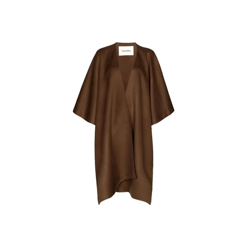 NANUSHKA Cloaks Women's Brown-0