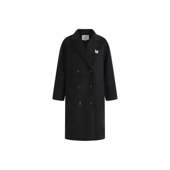 ELEVEN SLEEP Coats Women's Black