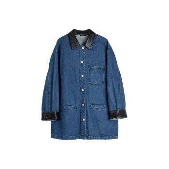 ELLE Denim Jacket Women's Denim Blue