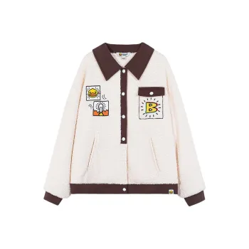B.Duck Velvet feel Coat Women's Birch Wood
