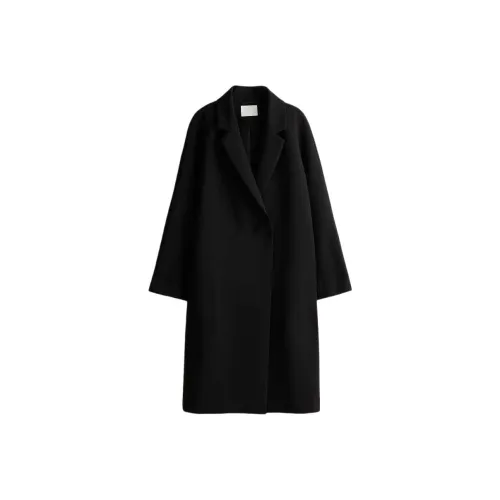 H&M 블랙 여성 코트