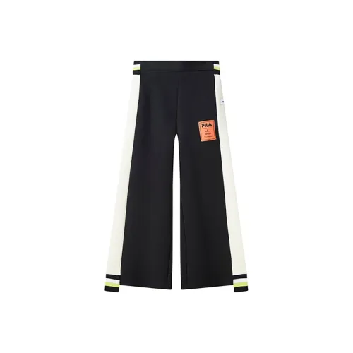 Mihara Yasuhiro X FILA MIHARA YASUHIRO Collaboration Collection Knitted Sweatpants Women's Jet Black