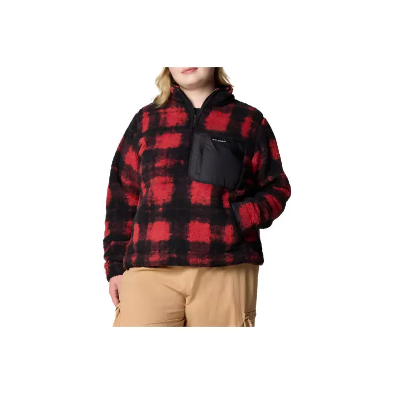 Columbia West Bend Quarter Zip Sweatshirt Women's Red-0