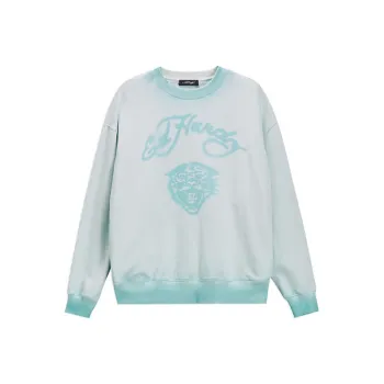 Ed Hardy SS25 Sweatshirt Women's Baby Blue