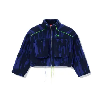 LiNing Cropped Coats Women's Blue