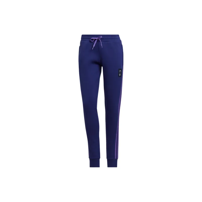 Adidas Knitted Sweatpants Women's Blue-0