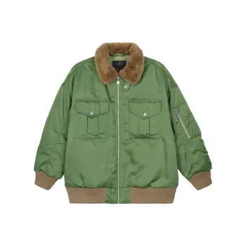 Jordan Jackets & Coats Women's Light Olive Yellow