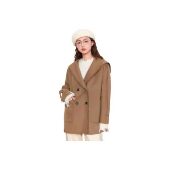 ZIHAN Coats Women's Khaki Green